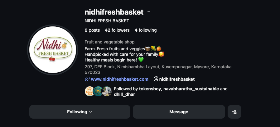 Nidhi Fresh Basket preview